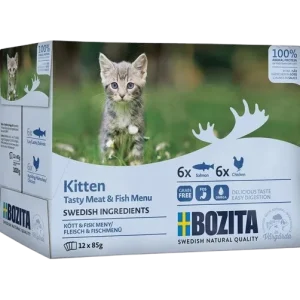 Bozita Kitten Fisch & Fleisch Häppchen in Sauce 1020 g