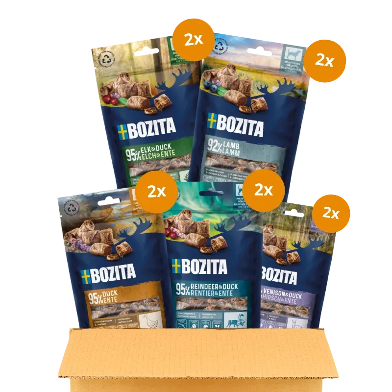 Bozita Meaty Bites Mixpaket (10 x 70 g)