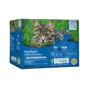 Bozita Pouch-Beutel Häppchen in Gelee mit Fisch & Fleisch Multibox
