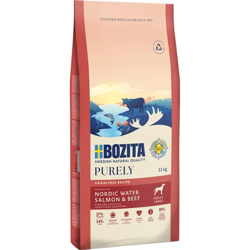 Bozita Purely Adult Large mit Lachs & Rind getreidefrei - Image 2
