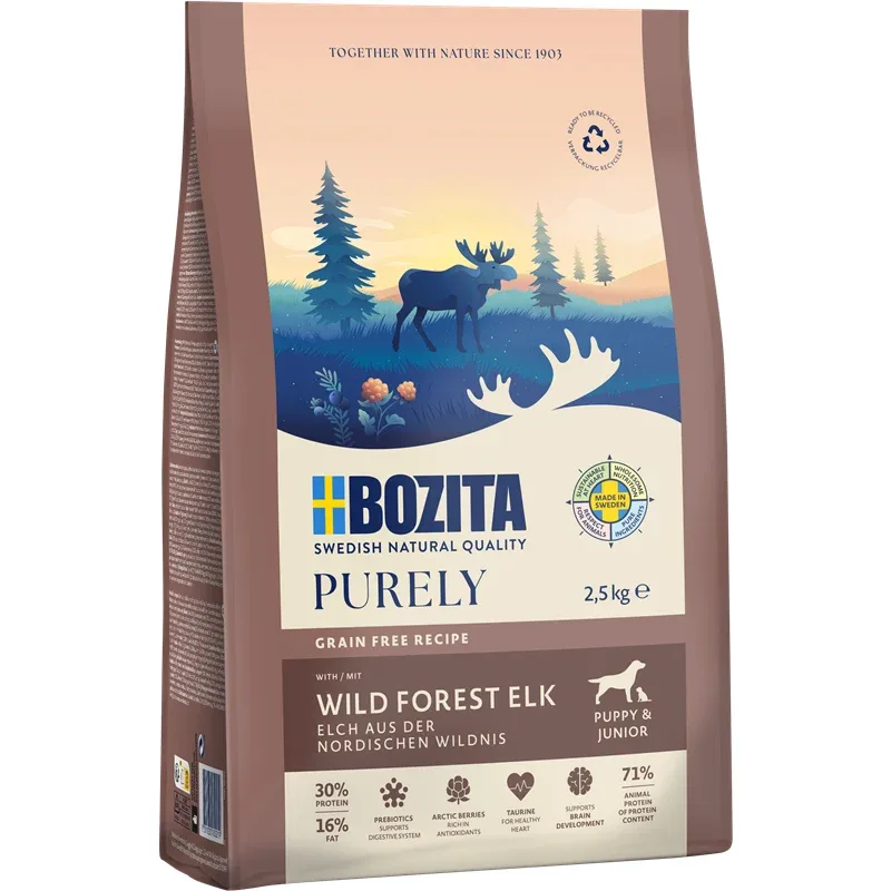 Bozita Purely Puppy & Junior Elch getreidefrei