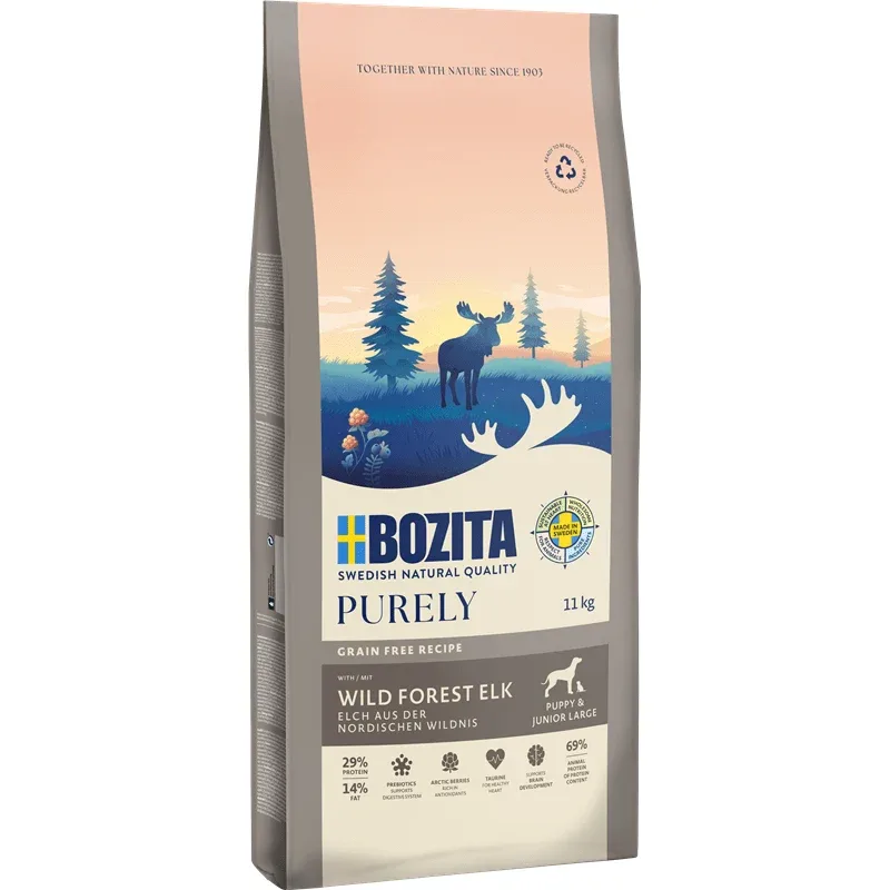 Bozita Purely Puppy & Junior Large Elch getreidefrei - Image 2
