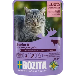 Bozita Senior 8+ Häppchen in Sauce mit Rind 85 g