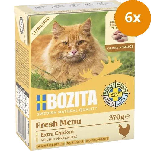 Bozita Sterilised Häppchen in Sauce mit viel Huhn 370 g - Image 2