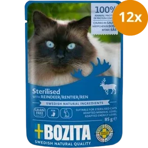 Bozita Sterilised Häppchen in Sauce PB Rentier 85 g - Image 2