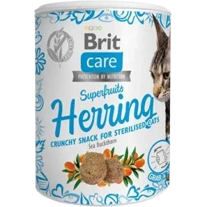 Brit Care Cat Snack Superfruits Herring 100 g