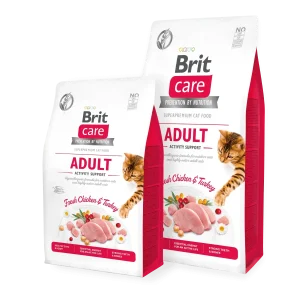 BRIT Care Grainfree Trockenfutter Katze Adult - Activity Support - Fresh Chicken & Turkey