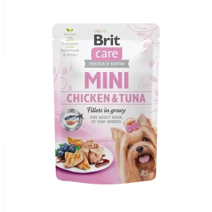 BRIT Care Mini Grainfree Hund Nassfutter Chicken & Tuna Fillets in Gravy