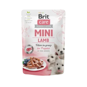 BRIT Care Mini Grainfree Hund Nassfutter Puppy - Lamb Fillets in Gravy