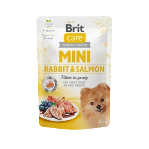 BRIT Care Mini Grainfree Hund Nassfutter Rabbit & Salmon Fillets in Gravy