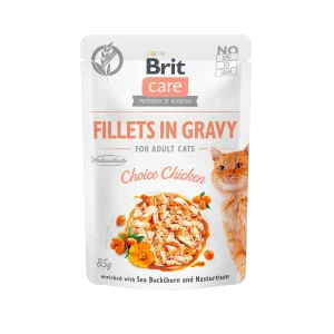 BRIT Care Nassfutter Katze Fillets in Gravy Choice Chicken