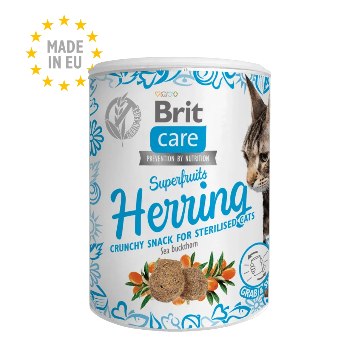 BRIT Care Snacks Katze Superfruits - Herring