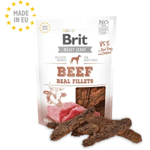 BRIT Meaty Jerkys Hund Beef Fillets - Rinderfilets
