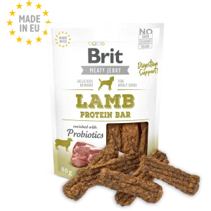 BRIT Meaty Jerkys Hund Lamb Protein Bar - Lamm Protein-Riegel