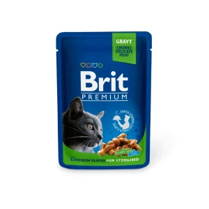 BRIT Premium by Nature Cat Chicken Slices for Sterilised