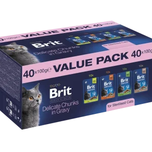 BRIT Premium by Nature Cat Value Pack for Sterilised Cats