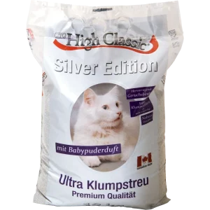 BTG Classic Cat Klumpstreu Silver Edition mit Babypuderduft