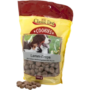 BTG Classic Dog Cookies Lamm–Drops 500 g