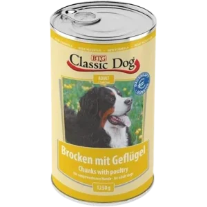 BTG Classic Dog Dose Brocken mit Geflügel 1250 g