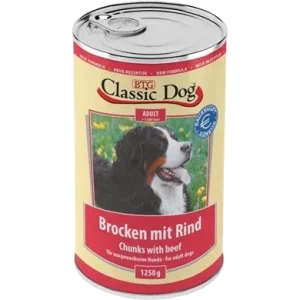 BTG Classic Dog Dose Brocken mit Rind 1250 g