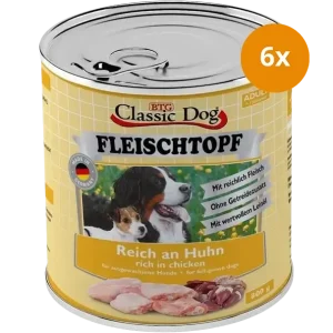 BTG Classic Dog Fleischtopf Adult Reich an Huhn 800 g