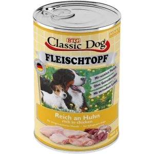 BTG Classic Dog Fleischtopf Pur Reich an Huhn 400 g