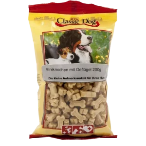 BTG Classic Dog Mini Knochen Geflügel 200 g
