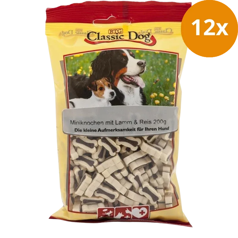 BTG Classic Dog Mini Knochen Lamm & Reis 200 g - Image 2