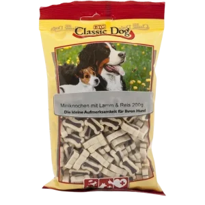 BTG Classic Dog Mini Knochen Lamm & Reis 200 g