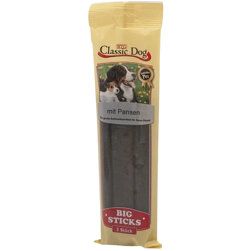 BTG Classic Dog Snack Big Sticks Pansen 300 g