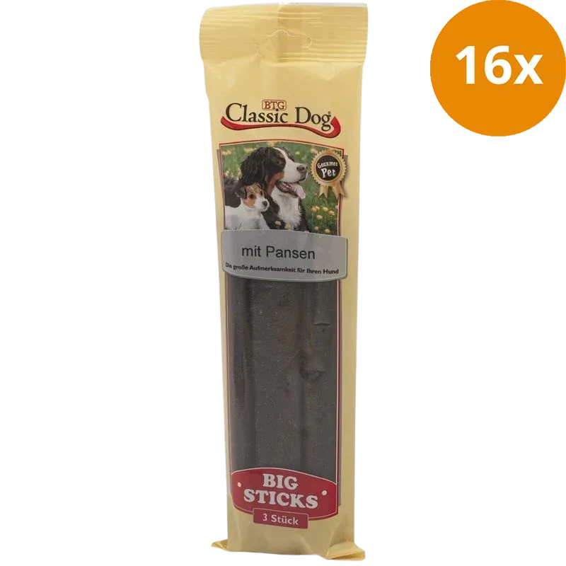 BTG Classic Dog Snack Big Sticks Pansen 300 g - Image 2