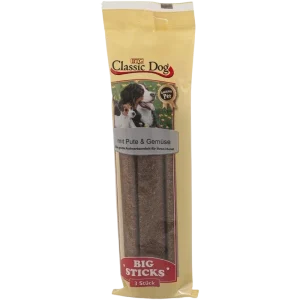 BTG Classic Dog Snack Big Sticks Pute & Gemüse 300 g