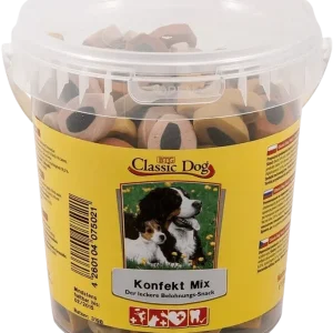 BTG Classic Dog Snack Eimer Konfekt Mix 500 g