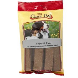 BTG Classic Dog Snack-Strips Ente 200 g