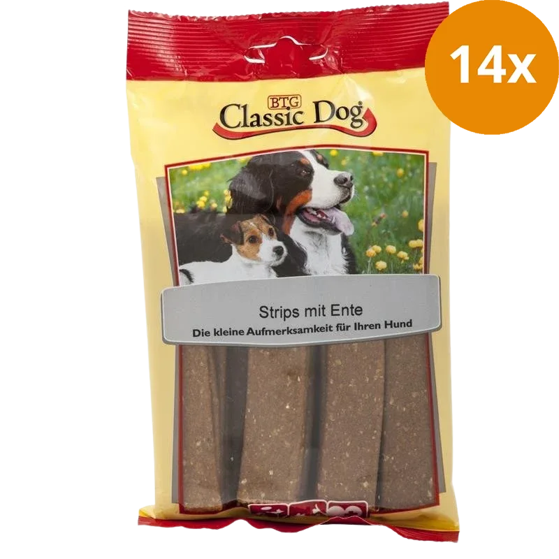 BTG Classic Dog Snack-Strips Ente 200 g - Image 2