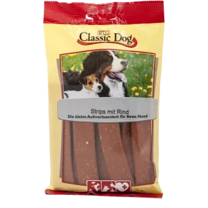 BTG Classic Dog Snack-Strips Rind 200 g