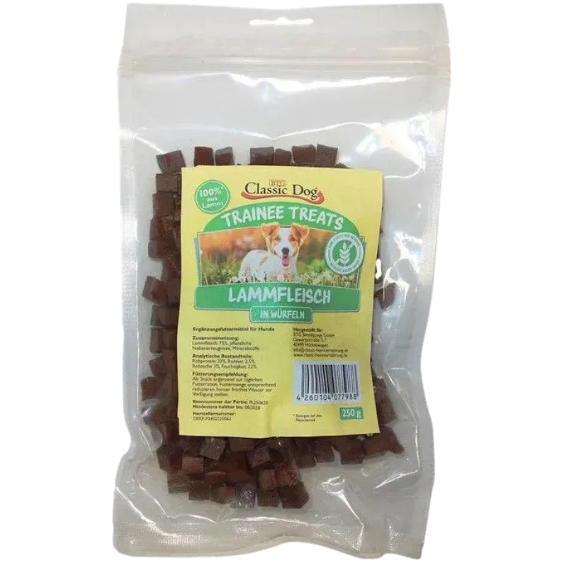 BTG Classic Dog Trainee Treats Lammfleischwürfel 250 g