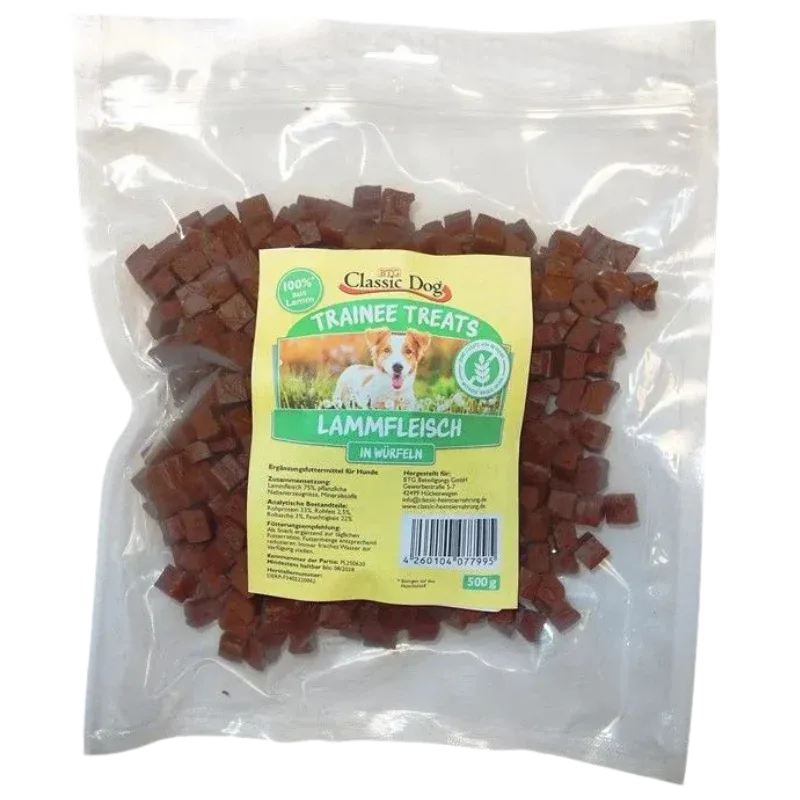 BTG Classic Dog Trainee Treats Lammfleischwürfel 500 g