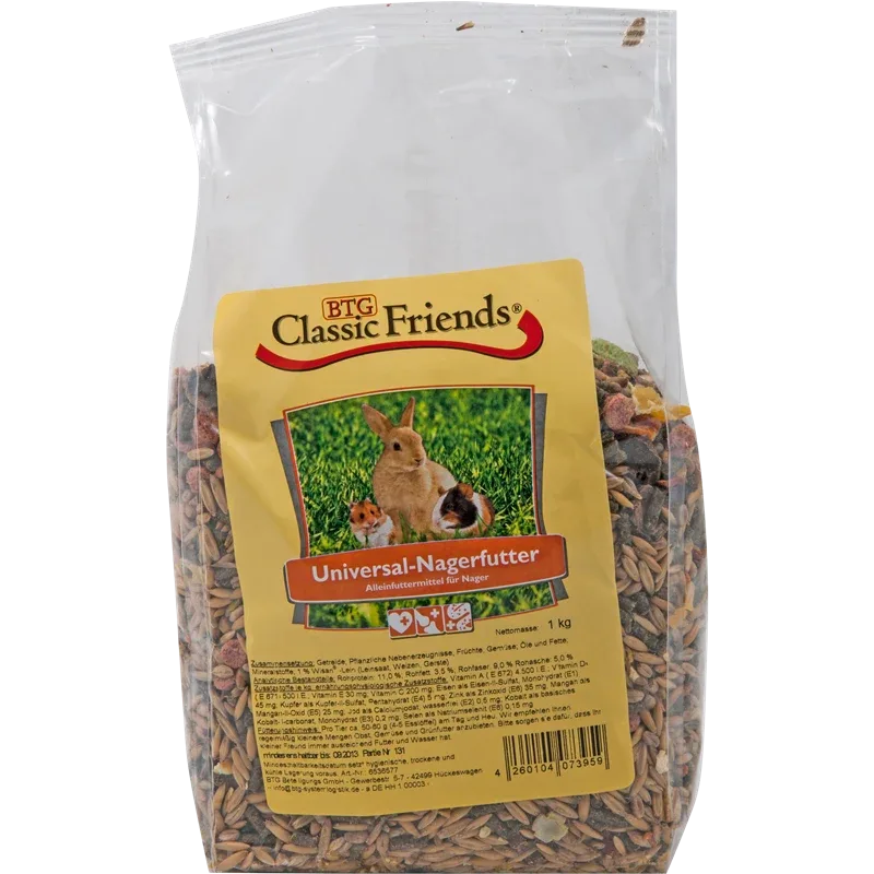 BTG Classic Friends Nagerfutter 1000 g