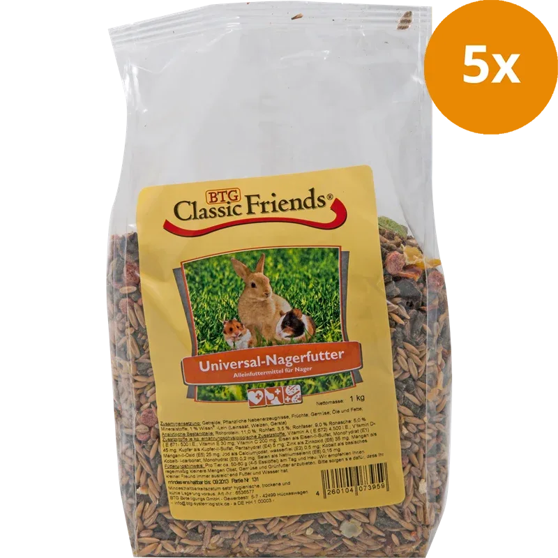 BTG Classic Friends Nagerfutter 1000 g - Image 2