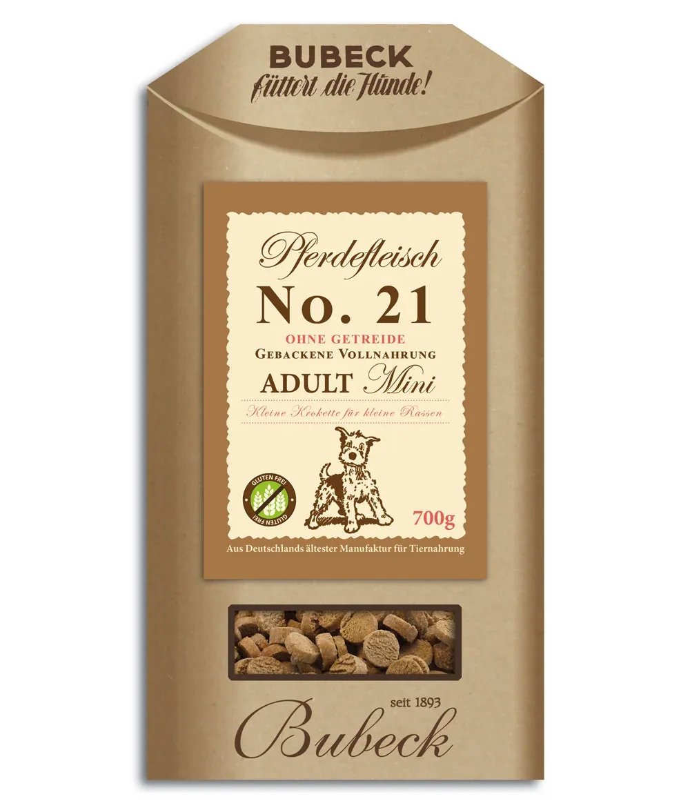 Bubeck No. 21 Mini Pferdefleisch und Kartoffel