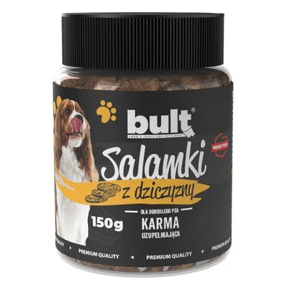BULT Salamis für Hunde – weicher Hundesnack & Leckerli 150 g Wild