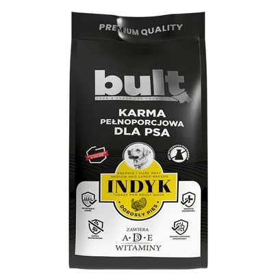 BULT Trockenfutter für ausgewachsene Hunde – Pute 3 kg