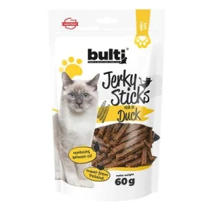 BULTI Jerky Sticks Katzensnack – Fleischsticks 60 g Ente