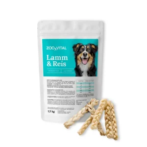 Bundle: zooVital Lamm & Reis + Lammhaut geflochten