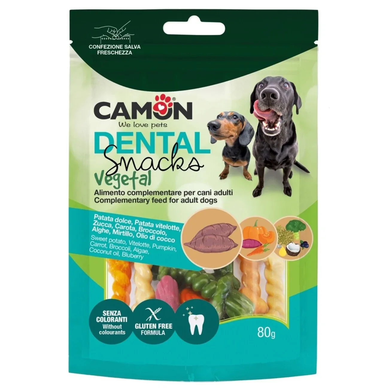 CAMON Veggie Dental Snack Seil-Form – Veganer Hundesnack für gesunde Zähne - Image 2