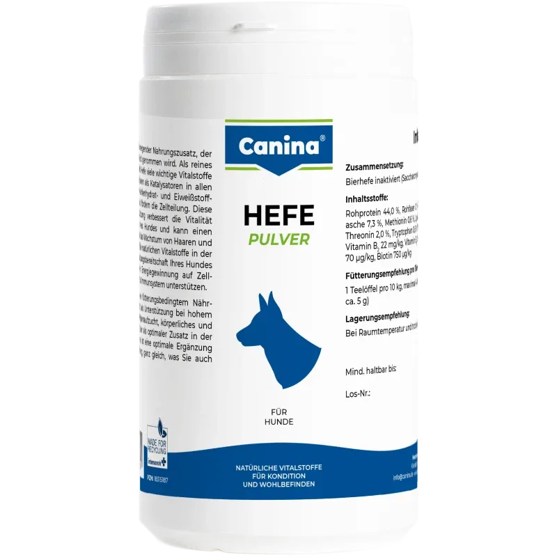 Canina Hefe Pulver