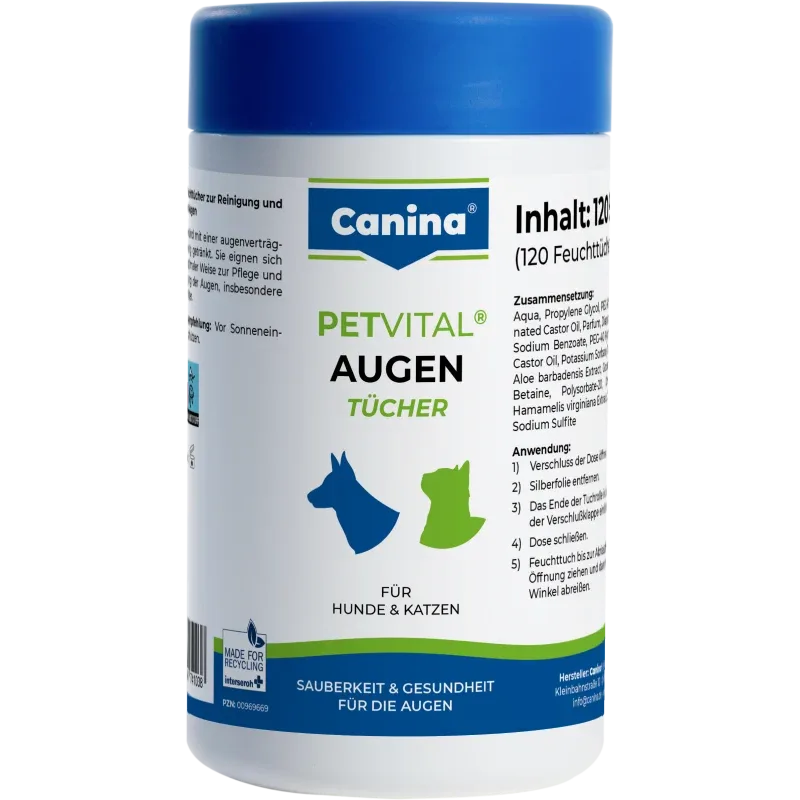 Canina Petvital Augentücher