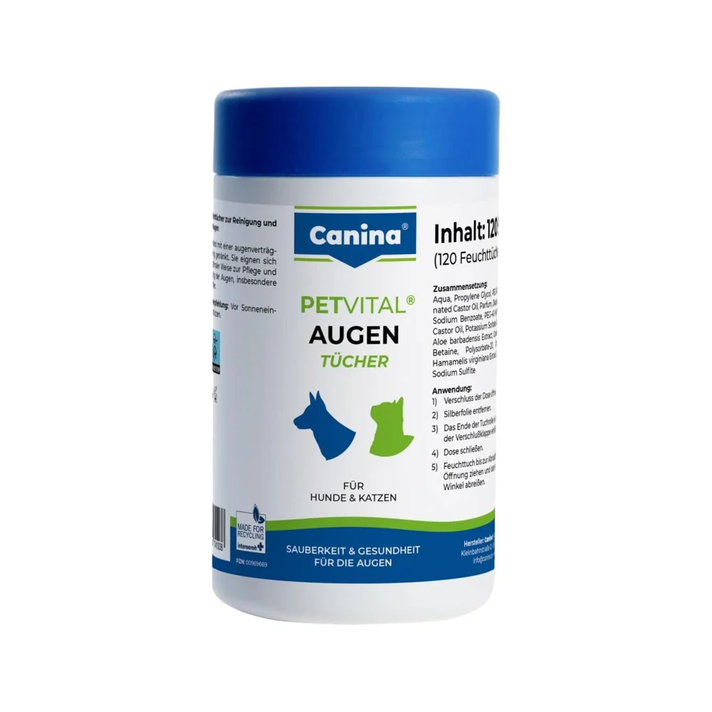 Canina Petvital Augentücher | bestellen | Saubere und Gesunde Augen