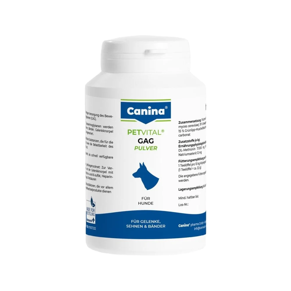 Canina Petvital GAG Pulver | bestellen | Für Gelenke, Sehnen & Bänder